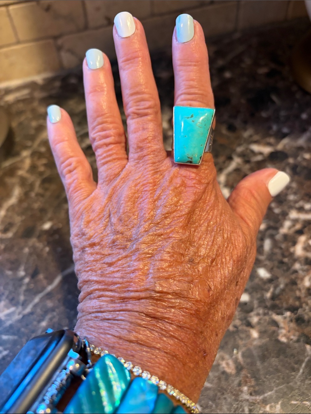 Jay King Turquoise Blue Statement Ring